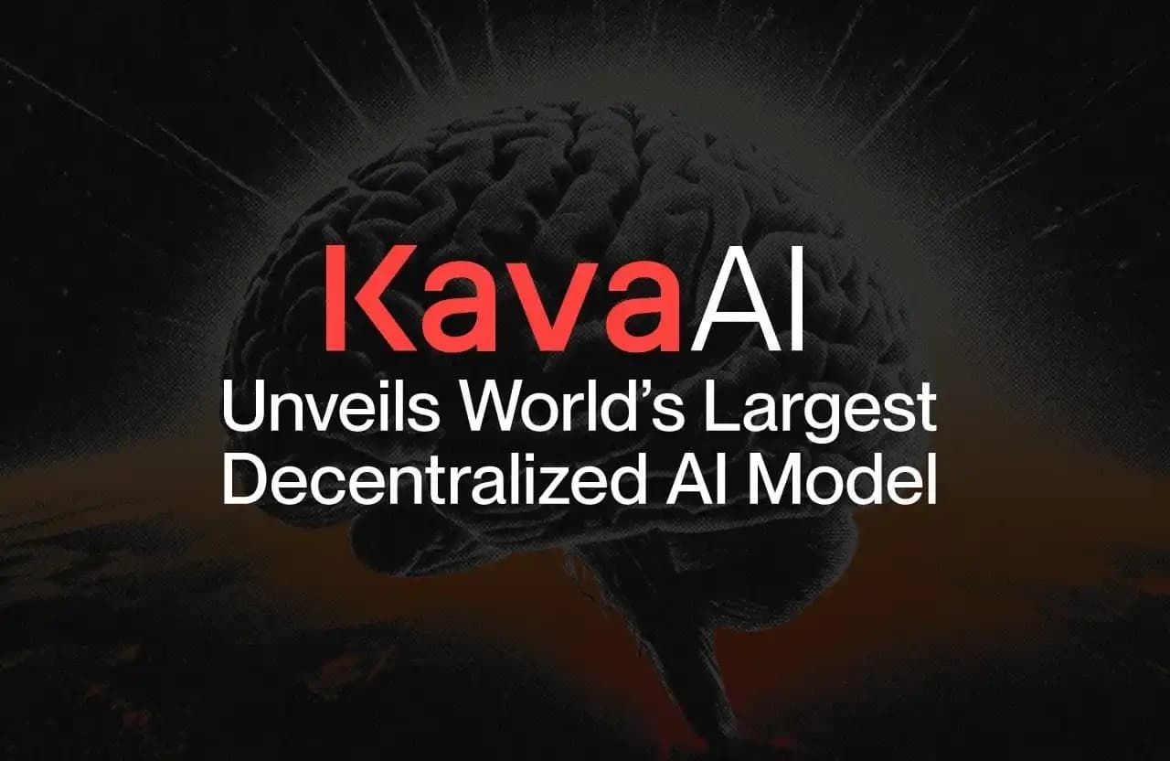 Kava Introduces World's Leading Decentralized AI Model