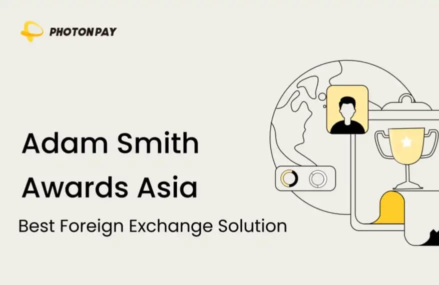 PhotonPay's PhotonFX solution has been honored with the Adam Smith Award, reshaping the global forex landscape with its innovative foreign exchange solution.