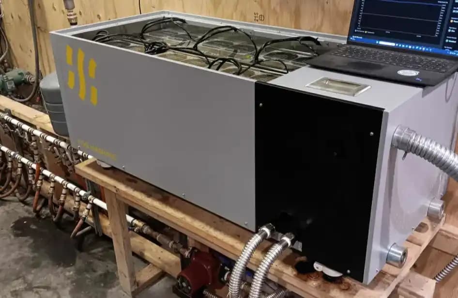 Can an American try using a mining rig to heat their home, and will it work?