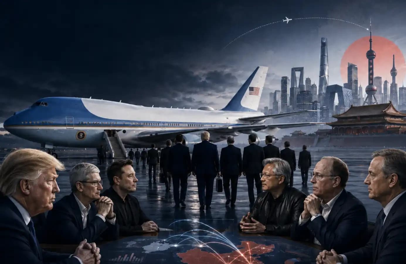Counting the CEOs on Air Force One