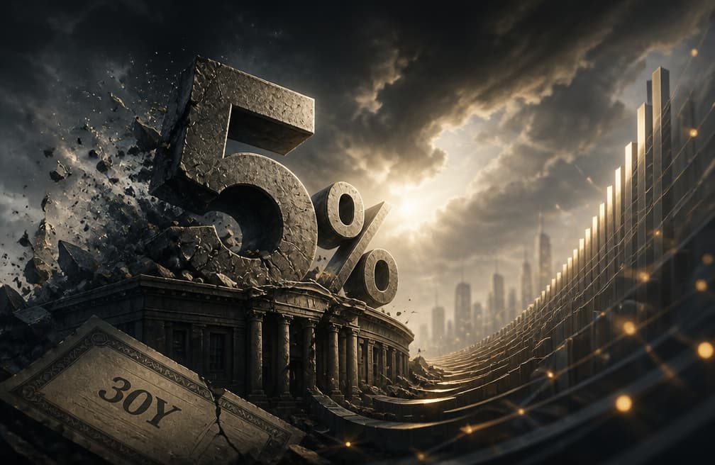 The 30-year Treasury yield breaks 5% again, signaling the end of the era of "everything is cheap."