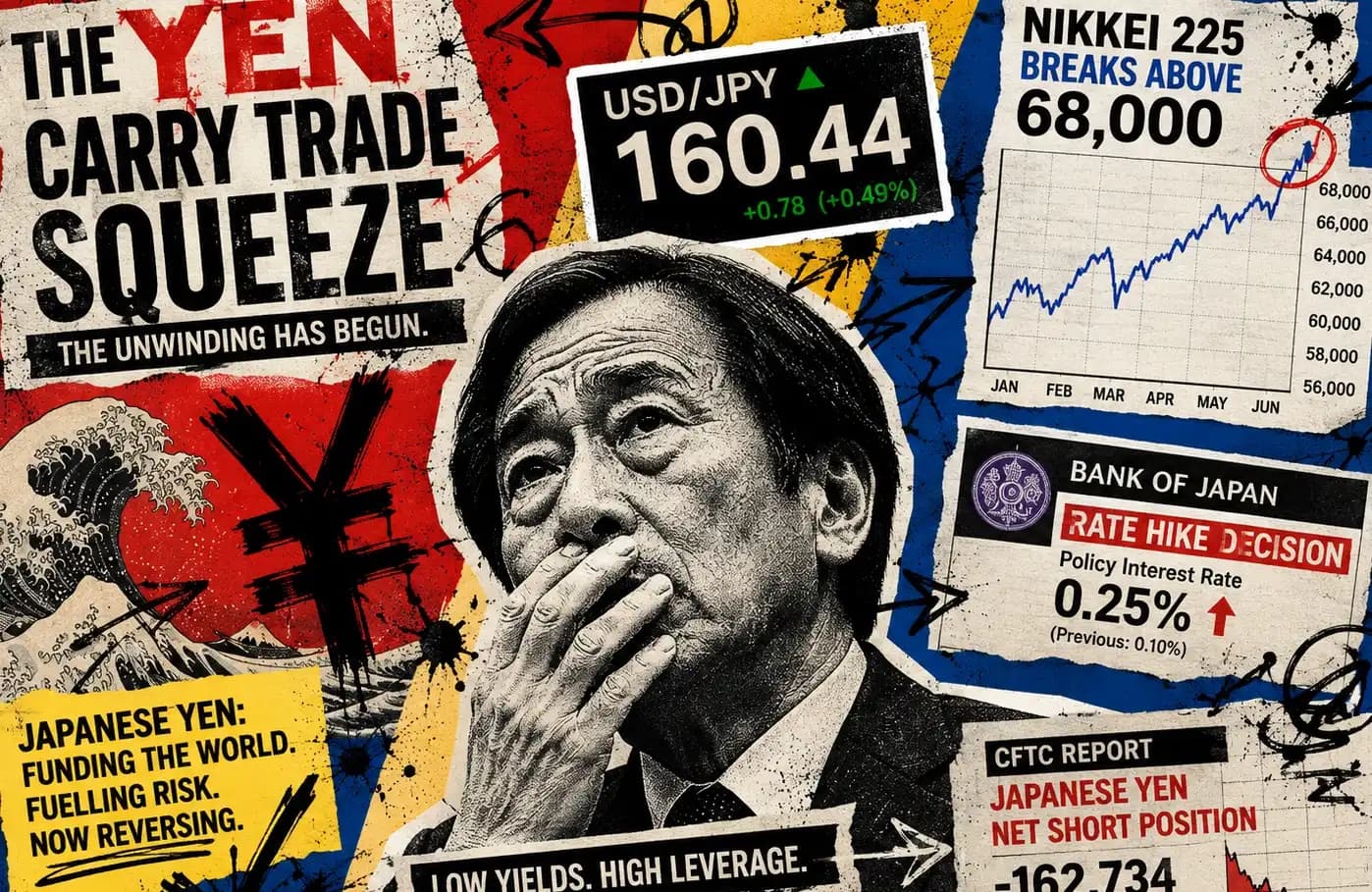 Wall Street's New Play: Yen Short Positions Increasing, But Japanese Stocks Not Dependent on Carry Trade Unwinding