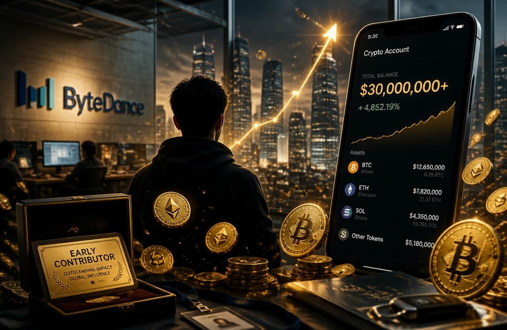 ByteDance Employee's $30 Million Riches Path, Can a Crypto Account Solve It All?