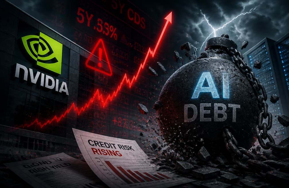 NVIDIA's Credit Default Rate Surges, Is the AI Debt Bubble About to Burst?