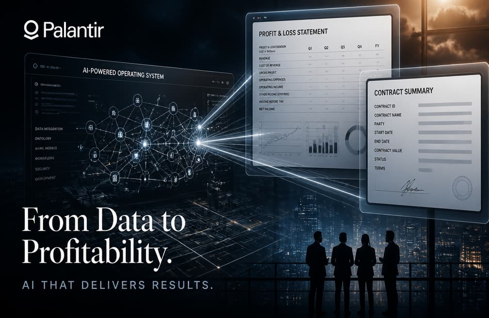 Palantir 的 AI 叙事，开始长出利润表和合同表