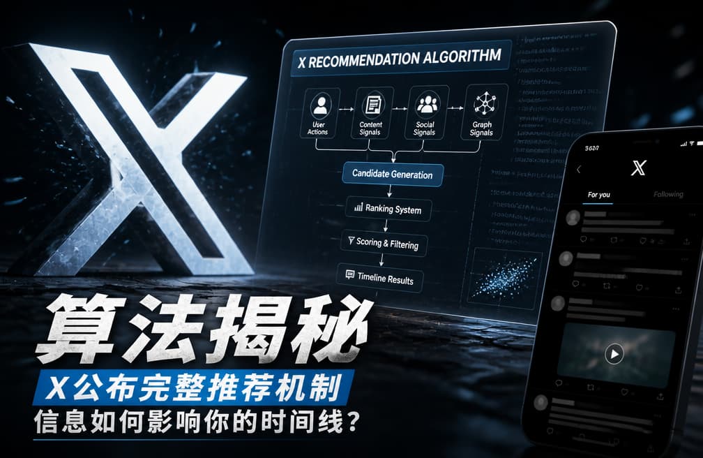X 公开全部推荐算法，帖子怎么写才能高曝光