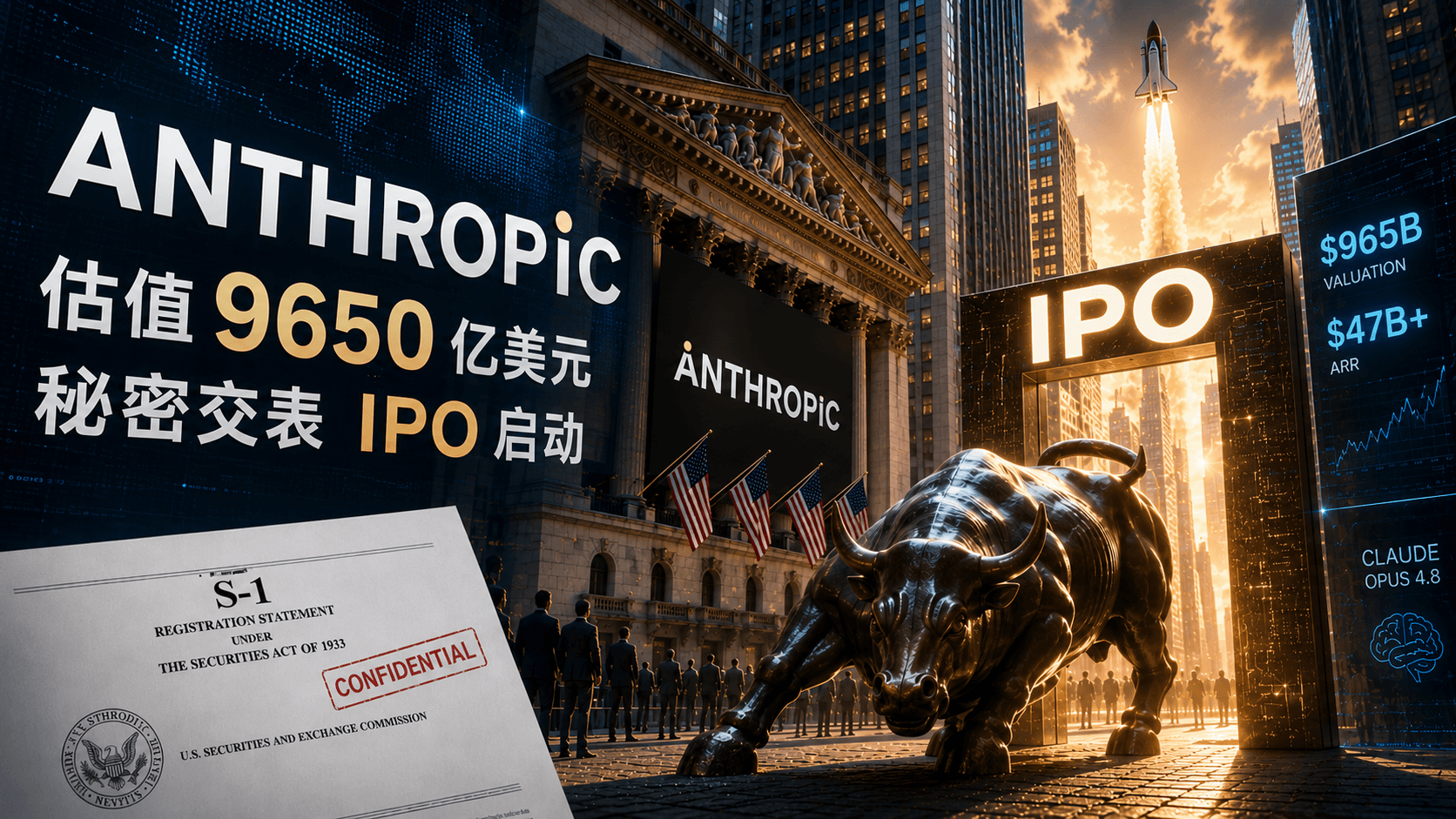 成立五年、估值 9650 亿美元,Anthropic 刚刚「交表」了
