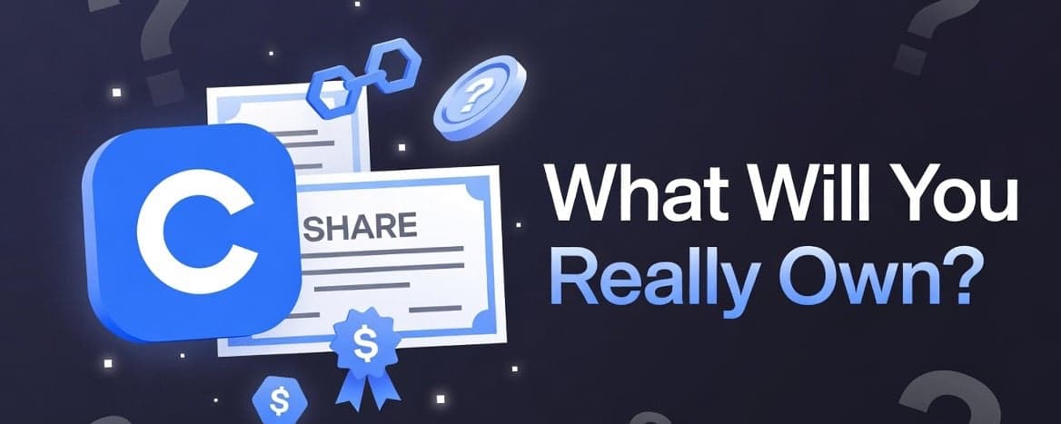 Coinbase 代币化股票遭质疑,宣传的「真实股权」只是噱头?