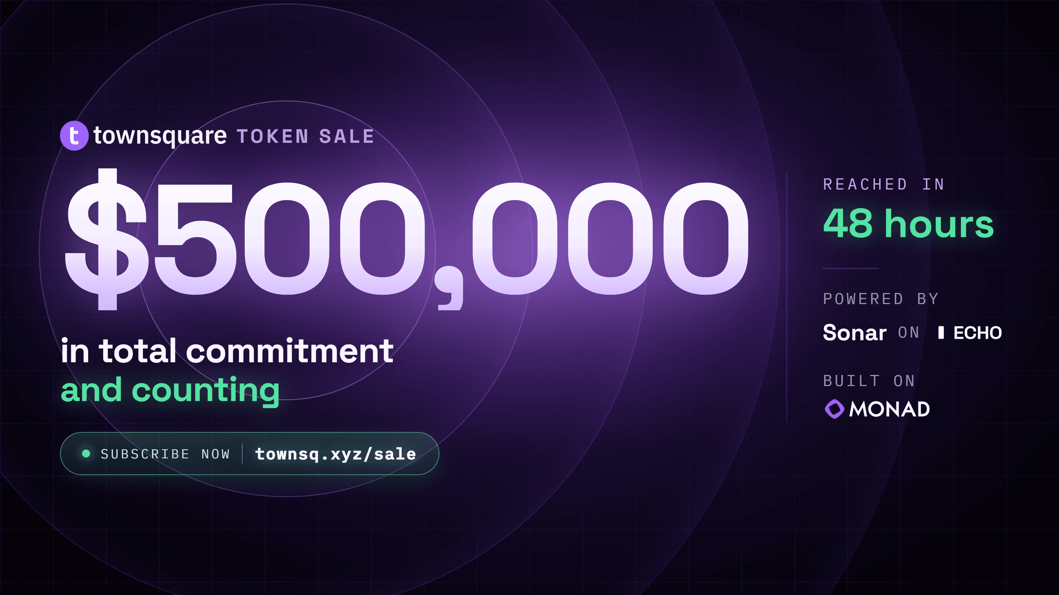 95%的 Sonar Sale 项目都上了 Coinbase，TownSquare 会是下一个？
