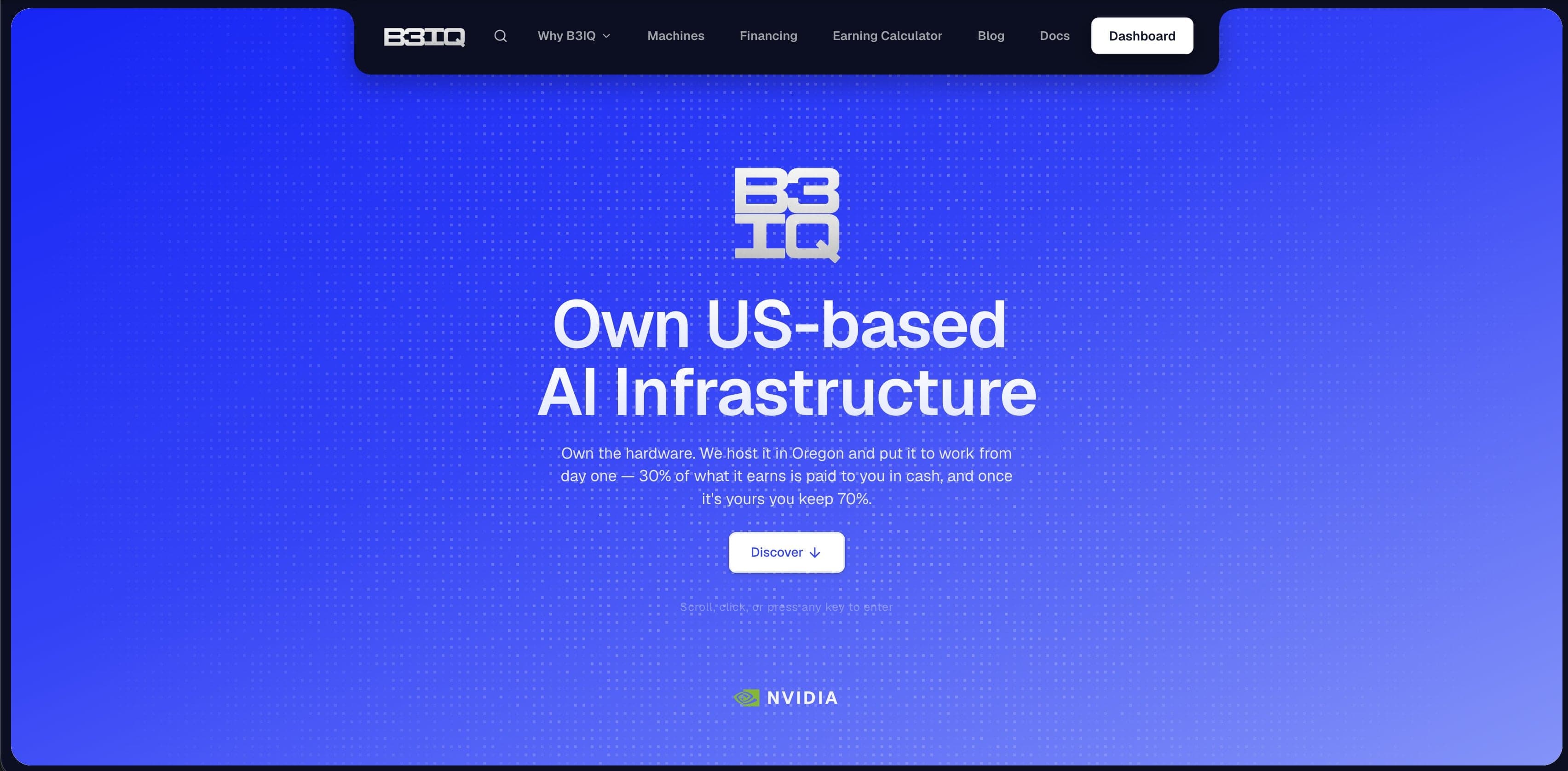 Coinbase 系 B3 Labs 推出 B3IQ：分期拥有专属 GPU 服务器，闲置算力出租抵扣购机款