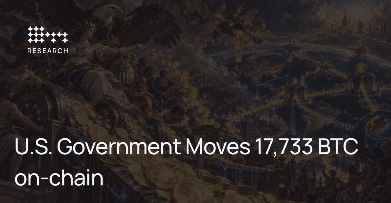 K33 Weekly Report: US Government Transfers 17,700 BTC On-Chain, More Like Custody Than a Sell-Off