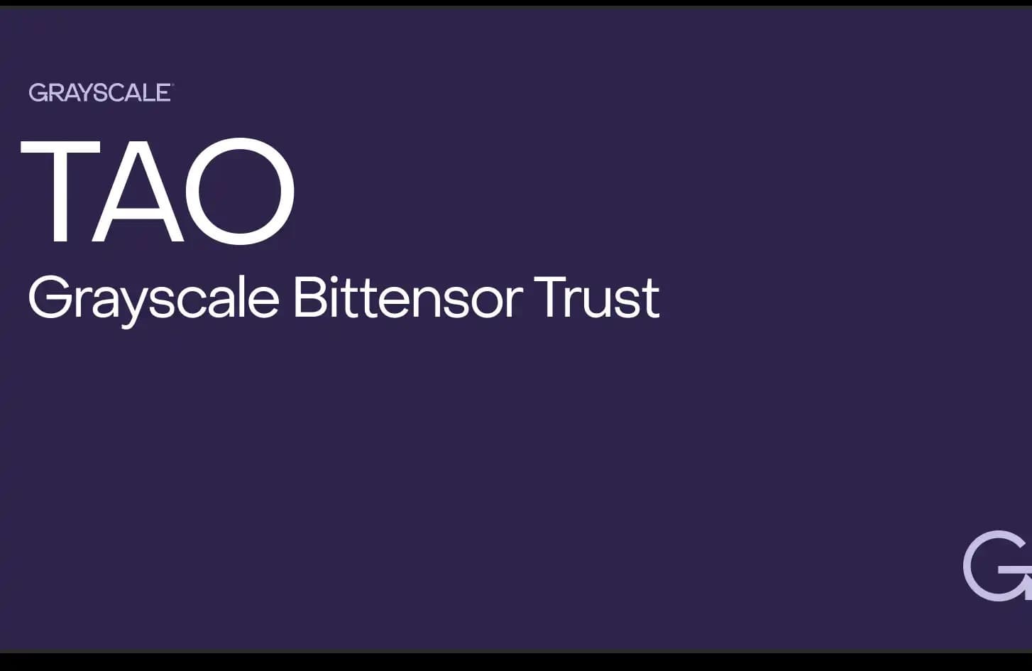 Grayscale and TAOX Join Forces as Bittensor Gears Up for Institutional Adoption