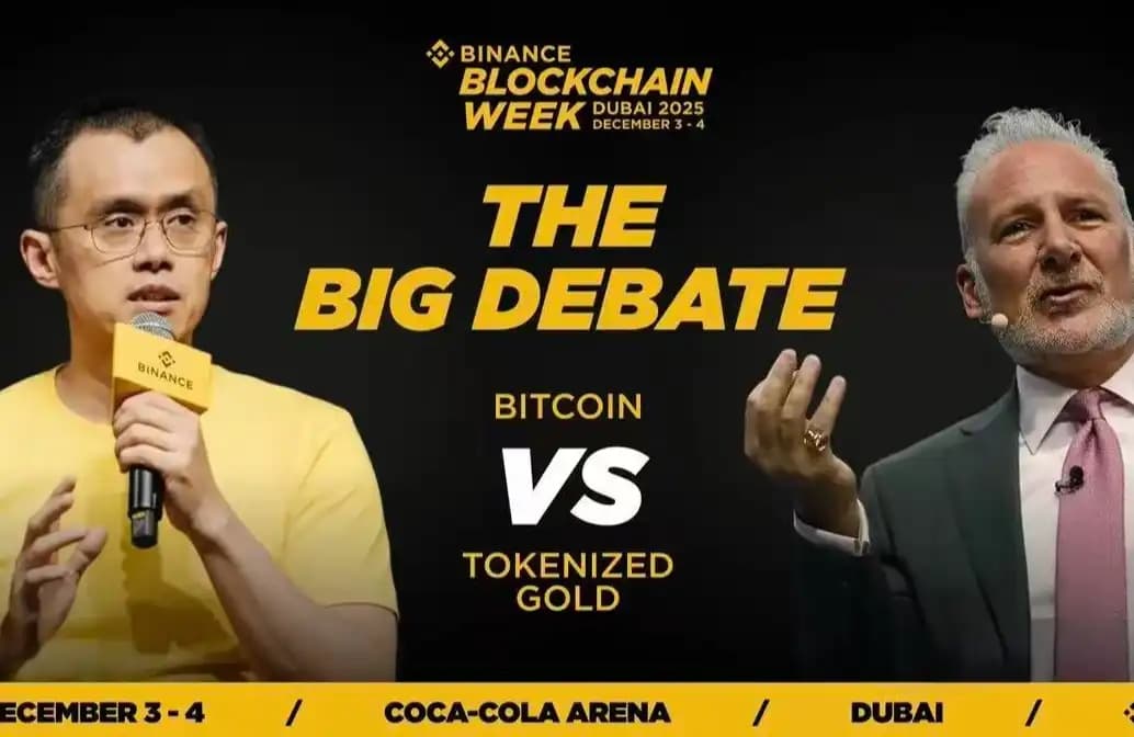 Century Debate Turns into BD Summit? Peter Schiff Confronts CZ: Can You List My Gold Token?