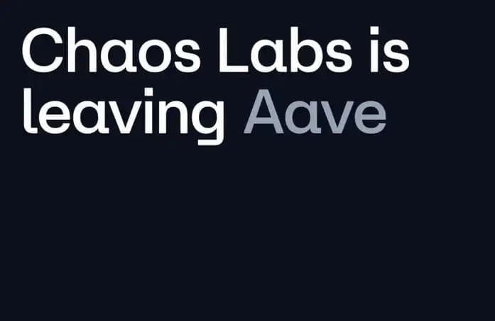 Chaos Labs Exits, Who Will Pick Up Aave's Risk?