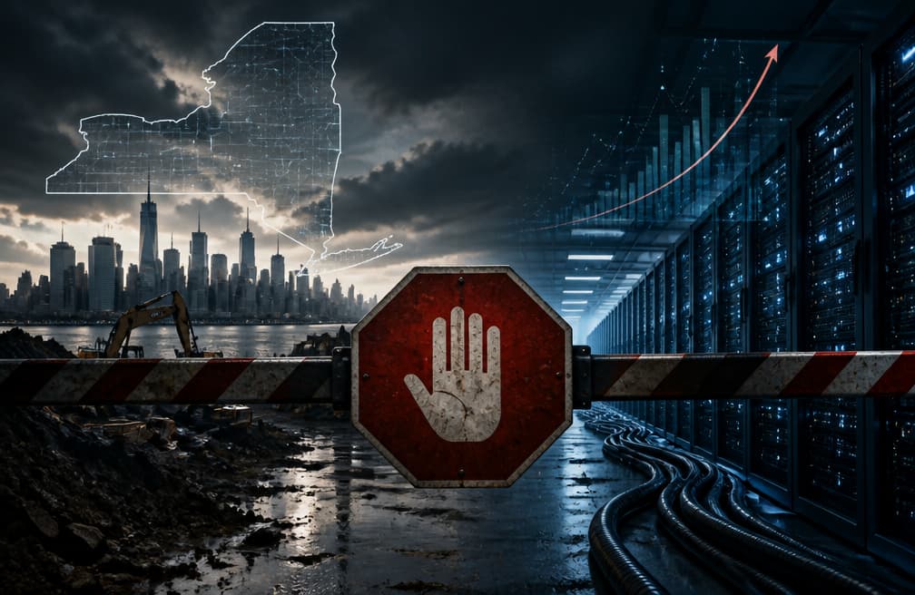 New York State Halts Data Center Construction, New Bottleneck for AI Computing Power Expansion