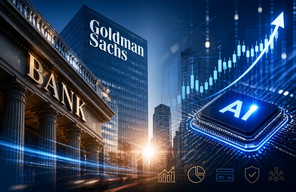 Goldman Sachs Hits Record High as Bank Stocks Enjoy AI Boom
