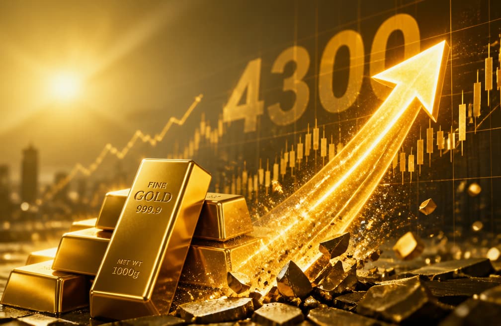 黄金突破4300美元关口,上涨趋势重新开启?