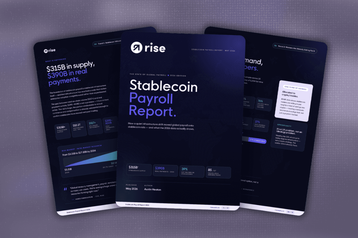 Stablecoin Payroll Report (2026 Data)