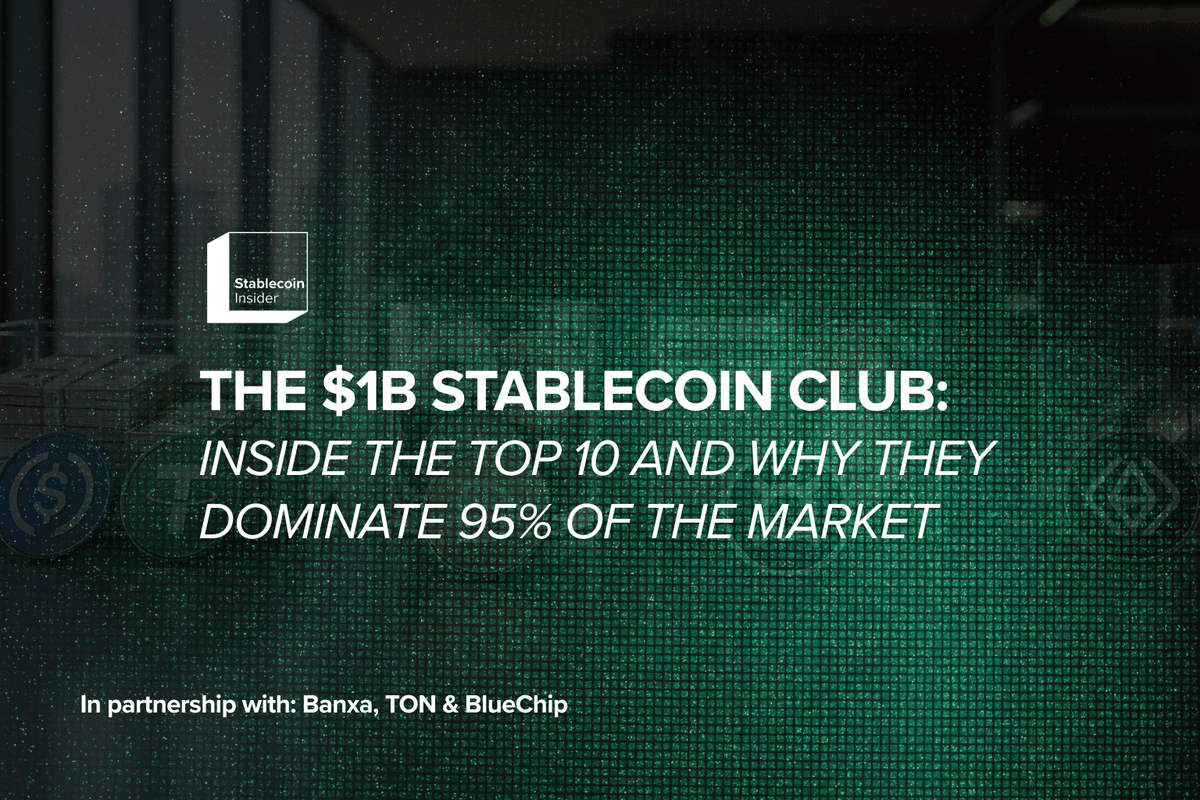 The $1B Stablecoin Club: Inside the Top 10 and Why They Dominate 95% of the Market