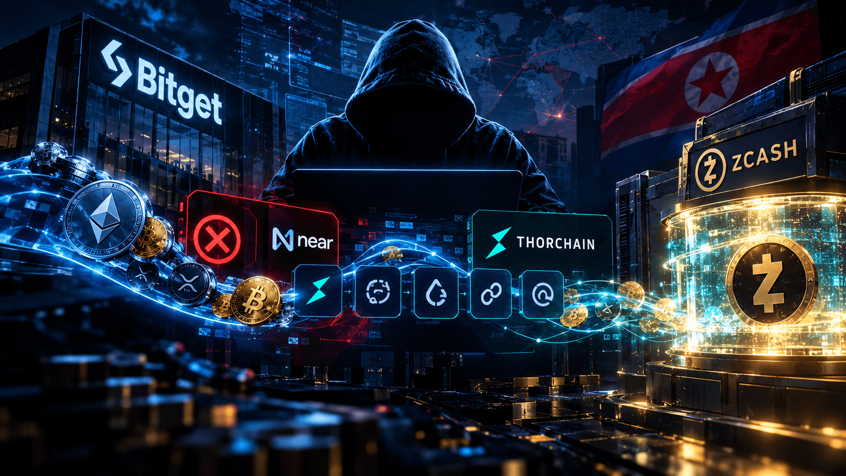 Bitget Hacker Turns to Zcash Privacy Pool: Where Are the Stolen Funds Going After Near Rejects $50M Coin Swap?